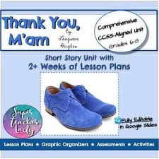 Thank You Ma Am By Langston Hughes Short Story Unit Short Story Unit Short Stories The Unit