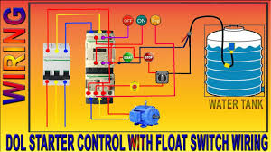 Water tank float switch wiring diagram example? 3 Phase Motor Dol Starter Control Wiring Diagram Float Switch Wiring Installation For Water Tank Water Pump Motor Current Transformer Energy Bulbs