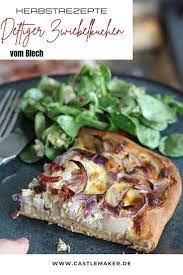 Deftiger Zwiebelkuchen Mit Quark Ol Teig Vom Blech Einfach Kostlich Castlemaker Food Lifestyle Magazin Quark Ol Teig Zwiebelkuchen Rezept Zwiebelkuchen