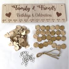 Maybe you would like to learn more about one of these? August Grove Family Birthday Board Plaque Diy Hanging Wooden Birthday Reminder Calendar A Wayfair