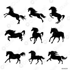In unserer datenbank findest du über 10.000 vorlagen und motive in über 15 verschiedenen kategorien, wie. Pferd Tier Haustier Saugetier Tatowierung Schwarze Silhouette Symbol Stock Vektorgrafi Crushpixel