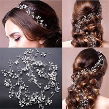 When autocomplete results are available use up and down arrows to review and enter to select. Crystal Handmade Long Bridal Hair Tiara Veil Headpiece Pearl Hairbands Wedding Hair Accessories Bride Head Chain Wish