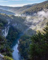 A Friend And I Hiked The Big Bluff Goat Trail Along The Buffalo River In Arkansas Over The Weekend The Views Were Pretty Amazi Landscape River Arkansas Travel