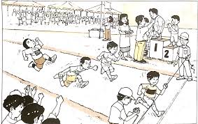 Aghniny haque, alia miranti, amaranggana and others. Gambar Kartun Hari Sukan Sekolah