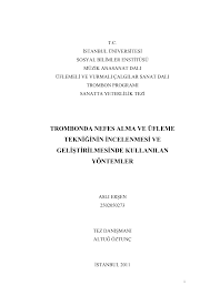 Http Nek Istanbul Edu Tr 4444 Ekos Tez 47842 Pdf