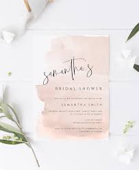 Modern Bridal Shower Invitation Template Blush Pink Minimal Invites Editable Invitation Template Downloadable Wedding Shower Saman Modern Bridal Shower Invitations Bridal Shower Invitations Templates Modern Bridal Shower