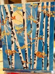 Birch Tree Canvas Wall Art How To Paint Birch Trees Step By Step Painting Tutorial Birch Tree Art Tree Painting Canvas Birch Tree Painting