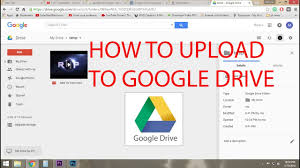 How To Upload A File Or Video To Google Drive Youtube