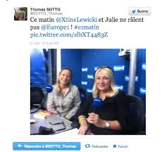 We did not find results for: Matinale De Thomas Sotto Et Julie Leclerc Sur Europe 1 J Arrete De Raler