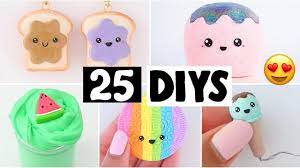 Making 25 Amazing Diy Slimes Squishies Room Decor Compilation Youtube Squishies Diy School Diy Diy Fluffy Slime