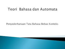 Soal dan pembahasan teori dasar graf graph basic theory. Teori Bahasa Dan Automata Ppt Download