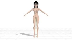 MMD Chichi model Nude (DBZ)