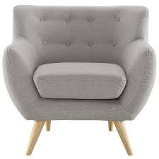 Modern Contemporary Armchair Grey Fabric Walmart Com Armchair Fabric Armchairs Mid Century Armchair
