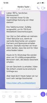 Viber connects hundreds of millions of users freely and securely, no matter who they are or where they are from. Angebliche Geschenkgutscheine Uber Viber Messenger Ratgeber Internetkriminalitat