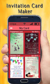Create professional digital invitation cards / invites for every occasion using hand . Digital Invitation Card Maker For Android Apk Download