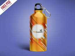 Aluminum Water Bottle Mockup Free Psd Psdfreebies Com Bottle Mockup Aluminum Water Bottles Mockup Free Psd