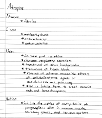 Atropine Emt Study School Study Tips Endocrine System Nursing