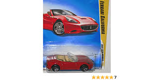 The ferrari california was put into production by ferrari in 2009. Amazon Com Hot Wheels 2009 Ferrari California New Models 38 42 1 64 Scale Die Cast Collectible Car Toys Games