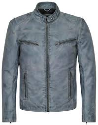 Speed Mens Light Grey Jacket Stone Washed Biker Style 100 Leather Sr02 Grey Leather Jacket Mens Leather Jacket Men Real Leather Jacket