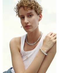 Shop Minerals Jade Aquamarine Necklace from Eva Remenyi at Seezona