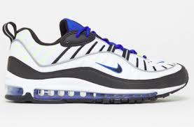 Get Ready For The Nike Air Max 98 Racer Blue Dr Wong Emporium Of Tings Web Magazine Nike Air Max Nike Sneakers Nike