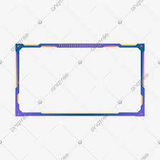 Streaming Overlay Frame For Gaming Border Border Clipart Live Vector Png And Vector With Transparent Background For Free Download Geometric Background Overlays Joker Wallpapers