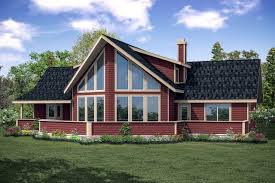3 Bedroom A Frame Lodge Style House Plan