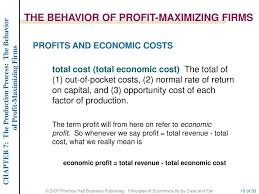 However, the zero economic profit outcome. 7 The Production Process The Behavior Of Profit Maximizing Firms Ppt Download