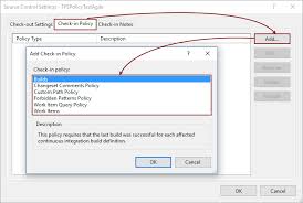 How To Utilize Team Foundation Server Check In Policies