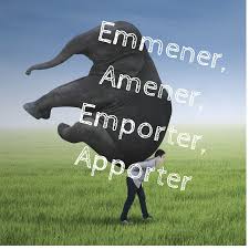 The this is the idea behind emmener and emporter. Emmener Amener Emporter Apporter French Your Way