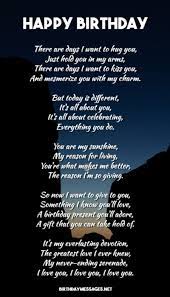 'happy birthday, my love, my muse, my life. Romantic Birthday Poems Romantic Birthday Messages