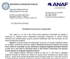 Actualizata 2019 prin legea 156/2018 pentru modificarea si completarea legii nr. Reminder Anaf FacilitÄƒÈ›i Fiscale Pentru Contribuabili InformaÈ›ii Actualizate Septembrie 2020 Cabinetexpert Ro Blog Contabilitate
