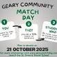 Geary Community Match Day event image