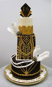 Art Deco Black And Gold Drip Cake Gorgeous Black And Gold Art Deco Wedding Cake Art Deco Wedding Cake Art Deco Cake Gatsby Cake