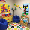 This pete the cat bulletin board is a colorful visual reference for students learning their alphabet and numbers. 3