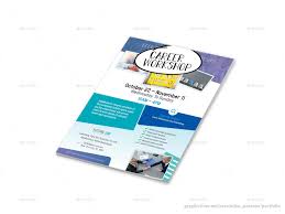 Career Workshop Flyers 4 Options Career Digital Art Tutorial Print