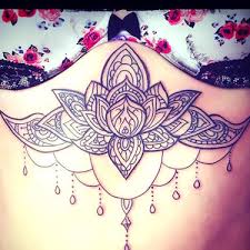 Lotus flower tattoo on breast. 20 Best Lotus Flower Tattoo Ideas