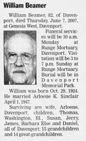 CPL William Franklin “Bill” Beamer Jr. (1924-2007)