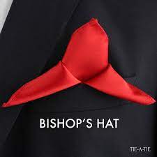 Bishops Hat Fold Pocket Square Folds Pocket Square Styles Pocket Square