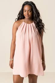 blush plus size ginger solid shift dress francescas