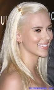 Scarlett Johansson Bleach Blonde Hair Dyed Blonde Hair Platinum Blonde Hair