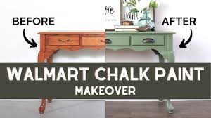 Walmart Chalk Paint Review Painted Sofa Table How Well Does Walmart Chalk Paint Waverly Chalky Paint Work Ca Painted Sofa Chalk Paint Chalk Paint Makeover