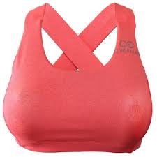 Clinch Gear Multi Sport Racerback Sports Bra Coral