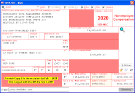Information returns) is an internal revenue service (irs) tax form used in the united states used to summarize information returns being sent to the irs. 1099 Nec Software To Create Print E File Irs Form 1099 Nec