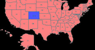 Colorado Has Geometric Boundaries As Most Of The Boundaries Are Straight Lines 3rd South Dakota United States Map Map