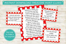 Printable Treasure Hunt Clues Instant Download Pdf Polka Etsy Treasure Hunt Clues Treasure Hunt Dots Game