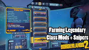 Borderlands 2: Farming Legendary Class Mods   Snipers YouTube