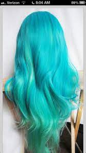 Modernfairy anime halloween wig aqua blue for cosplay party, synthetic layered short hair wigs with bangs, pastel wigs for women men kids. Aqua Blue Hair Hair Styles Blue Hair Ombre Hair