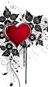 Red Heart Iphone Wallpaper Background Heart Wallpaper Valentines Wallpaper Love Wallpaper