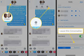 Like with leaving an imessage group, tap the arrow to the right of the person count, followed by info. How To Group Text On The Iphone